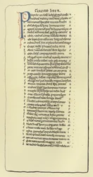 Seite aus der Pharsalia von Lucan