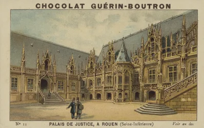 Justizpalast in Rouen, Seine-Inferieure