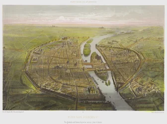 Paris unter Franz I., Gesamtansicht nach alten Plänen und Zeichnungen