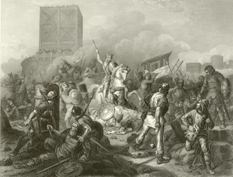 Paris belagert von den Normannen, 885