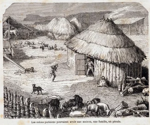 Pariser Siedler könnten ein Haus, eine Familie, ein Vermögen haben (gallische Bewohner von Lutetia) - in „Paris durch die Jahrhunderte“