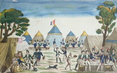 Fest für die russischen Grenadiere von den Grenadieren der Grande Armée, 30. Juni 1807