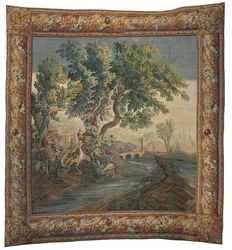 Pastorale Tapisserie, Beauvais, Mitte des 18. Jahrhunderts