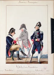 Patienten im Hotel des Invalides, 1809-11