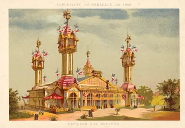 Pavillon der Kinder, Weltausstellung 1889, Paris