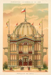 Pavillon von Chile, Weltausstellung 1889, Paris