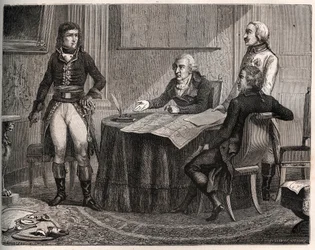 Frieden von Campoformio zwischen Österreich und Frankreich: Verhandlungen zwischen Graf Cobenzl und Napoleon Bonaparte