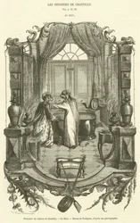 Gemälde des Schlosses von Chantilly, Das Bad