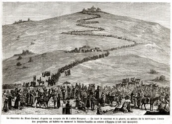 Bußwallfahrt zu den heiligen Stätten vom 25. April bis 8. Juni 1882 (Gravur)