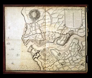 Plan des Hafens und Arsenals von Brest, 1676