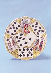 Teller mit Trompe-l
