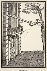 Polemoskop, Kopie von Boris Mestchersky, Illustration aus Histoire de la Nation Francaise, Sciences, Bände I & II, von Gabriel Hanotaux, 1924