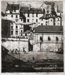 Polizei in Paris (Stich, ca. 1860)