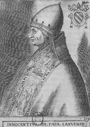 Papst Innozenz III. (Stich)