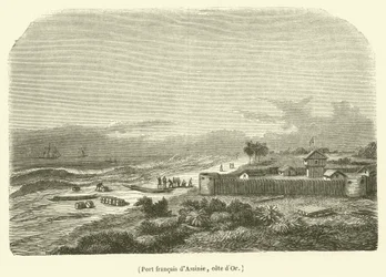 Französischer Hafen von Assinie, Goldküste