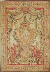 Portiere mit dem Wappen von Louis-Antoine de Pardaillan de Gondrin, Herzog von Antin, Gobelins-Fabrik, 1708-36