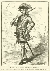 Porträt von Kapitän Henry Morgan