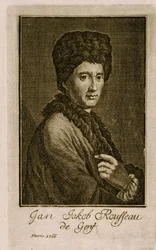 Porträt von Jean Jacques Rousseau (1712-1778)
