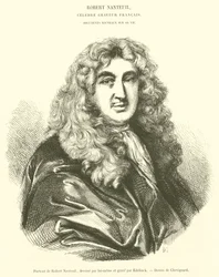 Porträt von Robert Nanteuil (Gravur)