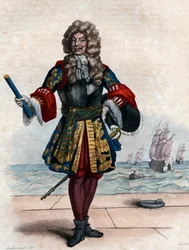 Porträt von Abraham Duquesne (1610-1688), französischer Marquis und Marineoffizier