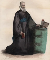Porträt von Ambroise Paré (1509-1590), französischer Chirurg