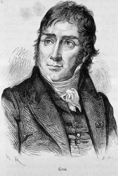 Porträt von Antoine Jean Gros (1771 - 1835), Schüler von David und dann offizieller Maler von Napoleon - in „L