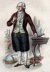 Porträt von Antoine Laurent de Lavoisier (1743-1794), französischer Chemiker