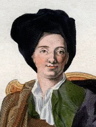 Porträt von Bernard Le Bouyer (Le Bovier) de Fontenelle (1657-1757), französischer Schriftsteller
