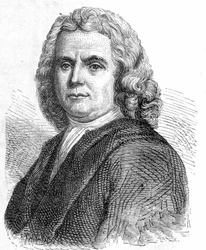 Porträt von Hermann Boerhaave (1668 - 1738), niederländischer Arzt und Chemiker (Anhänger des Iatromechanismus) - im „Album der Wissenschaft; berühmte Wissenschaftler; Große Entdeckungen“ 1896.