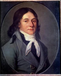 Porträt von Camille Desmoulins (1760-1794), Politiker während der Französischen Revolution