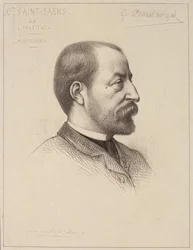 Porträt von Camille Saint-Saens (1835-1921)
