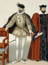 Porträt von Karl IX. mit der Halskette des Ordens vom Heiligen Michael.