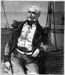 Porträt von Charles Napier (1786-1860), schottischer Admiral und Politiker. Gravur in „Le Monde Illustré“ Nr. 188 vom 17. November 1860.