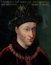 Porträt von Karl VII. (1403-61)