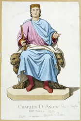 Porträt von Karl von Anjou