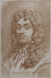 Porträt von Christian Huygen (1629-95) aus Histoire des Mathématiciens von Alexandre Saverien, Mitte des 18. Jahrhunderts