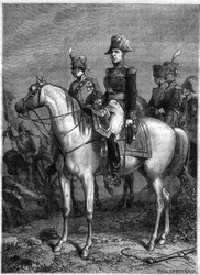 Porträt von Claude Victor Perrin, genannt Victor - Marschall des Empire (1807), 1808 zum Herzog von Bellune ernannt - in „Histoire de l