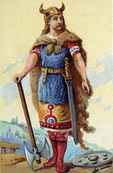 Porträt von Chlodio, genannt Le Chevelu, König der Franken von 428 bis 448