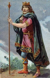 Porträt von Chlothar I., König der Franken (511-561).