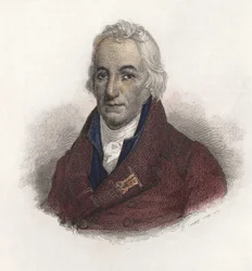 Porträt von Graf Claude Berthollet (1748-1822), französischer Chemiker. in „Porträts der nützlichen Männer“