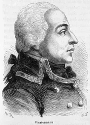 Porträt von Francois Joseph Westermann, französischer General (1751-1794) - in „L