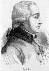 Porträt von François de Croix Comte de Clerfayt (oder Clairfayt), österreichischer Feldmarschall (1733-1798) - in „L