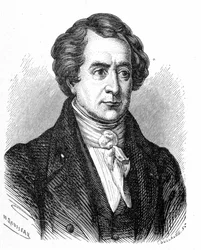 Porträt von François Arago (1786 - 1853) - in Album der Wissenschaft; berühmte Gelehrte; Große Entdeckungen 1896