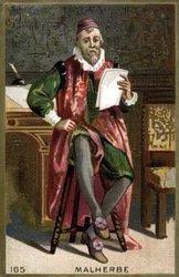 Porträt von François de Malherbe (1555-1628). Chromolithografie des 19. Jahrhunderts