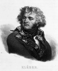 Porträt von General Jean Baptiste Kléber (1753 - 1800) - in „Revolution francaise“ von Thiers