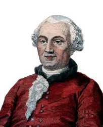 Porträt von Georges-Louis Leclerc, Comte de Buffon (1707-1788), französischer Naturforscher, Mathematiker, Kosmologe und enzyklopädischer Autor