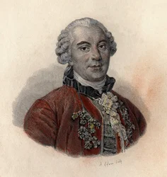 Porträt von Georges Louis Leclerc, Graf von Buffon (1707-1788), französischer Naturforscher und Schriftsteller. In „Porträts der nützlichen Männer“