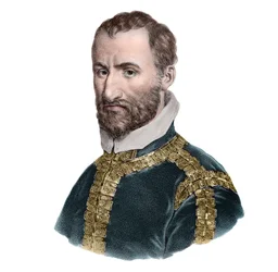 Porträt von Giovanni Pierluigi da Palestrina (1525-1594), italienischer Komponist