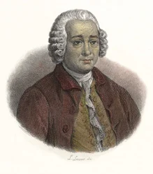 Porträt von Guillaume Chretien (Guillaume-Chretien) von Lamoignon de Malesherbes (1721-1794), französischer Magistrat. in „Porträts der nützlichen Männer“.