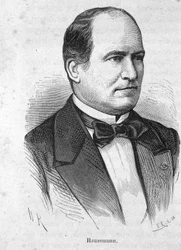 Porträt von Haussmann (1809 - 1891) französischer Politiker - in „Die Geschichte Frankreichs“ von Henri Martin